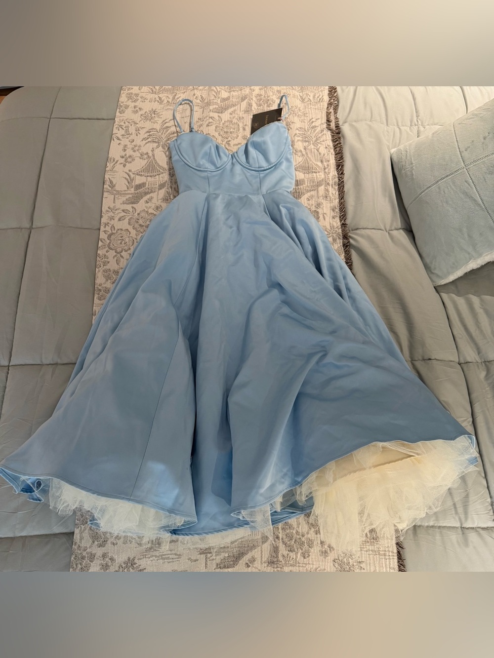 *NEW* House of CB Airy Blue Mademoiselle Dress | Medium, Regular Cup